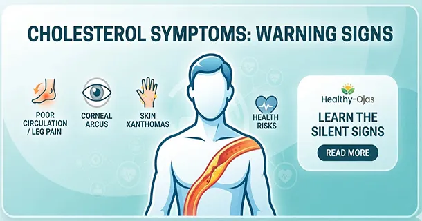 What are the warning signs of high cholesterol?
