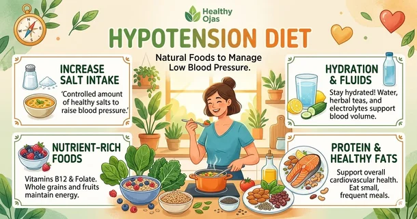 Low Blood Pressure Diet: Foods to Raise BP Safely & Manage Symptoms