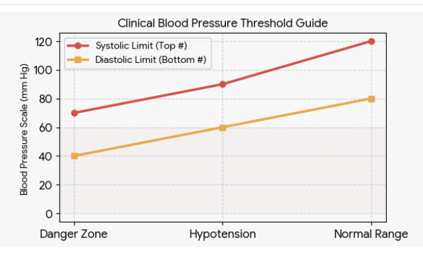 Clinical blood pressure threshold guide