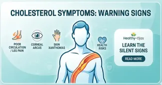 What are the warning signs of high cholesterol?